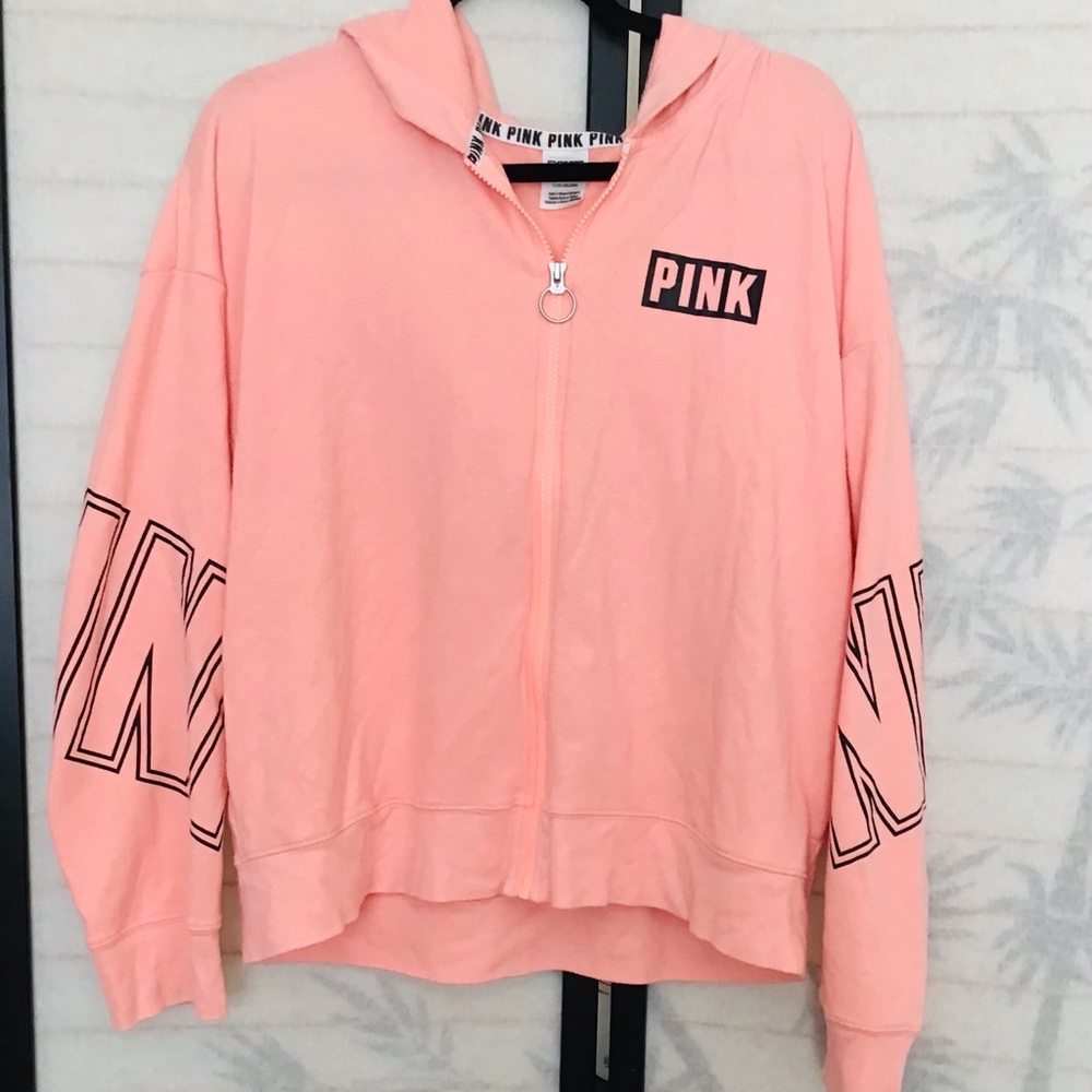 PINK Victoria's Secret Women's Pink Hoodie Jacket